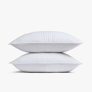 Open Box - Parachute - King Relaxed Linen Quilted Sham Set White - Parach White
